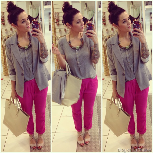 look calça pink e camiseta cinza (3) look calça pink e camiseta cinza (3)