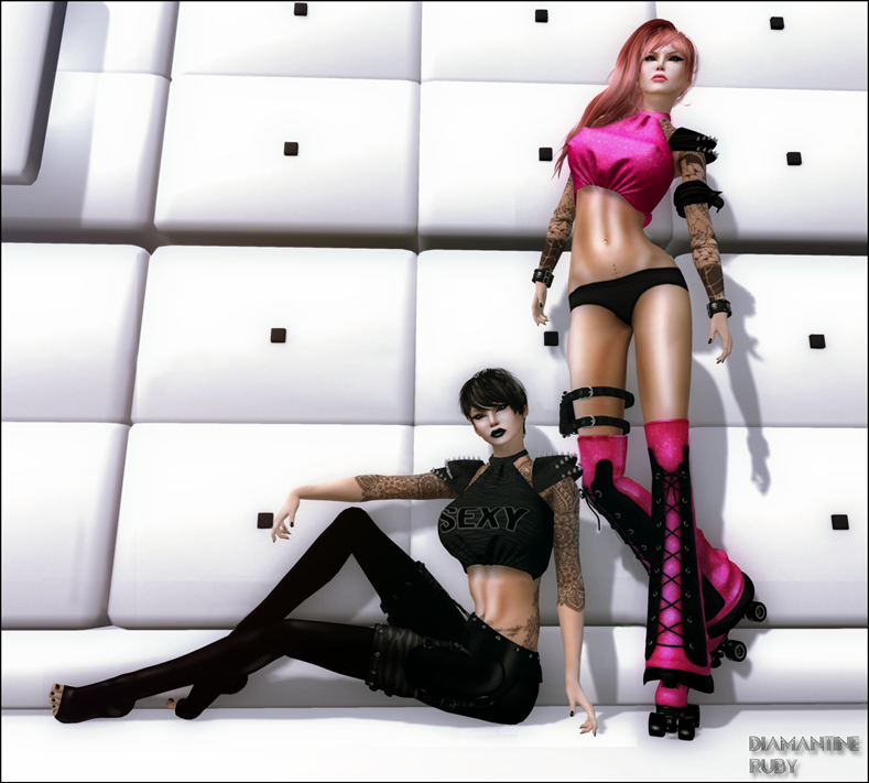 Black or pink Black or pink
