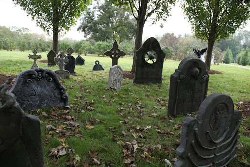 A graveyard sprouted up quite suddenly!