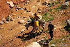 Fetching water