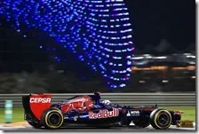 Daniel Ricciardo con la Toro Rosso ad Abu Dhabi