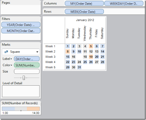 Calendar Chart In Tableau