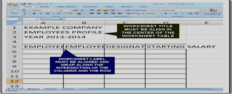 how to apply alignment of worksheet table(combinebasic.com) how to apply alignment of worksheet table