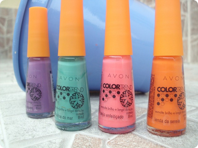 Esmaltes Avon Coleção A Lenda da Sereia