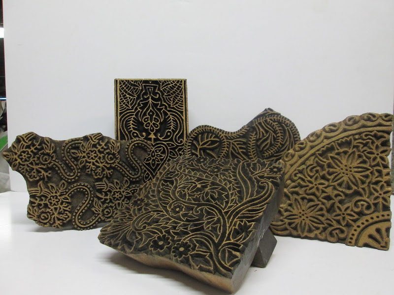 Wood Stamp Lot 