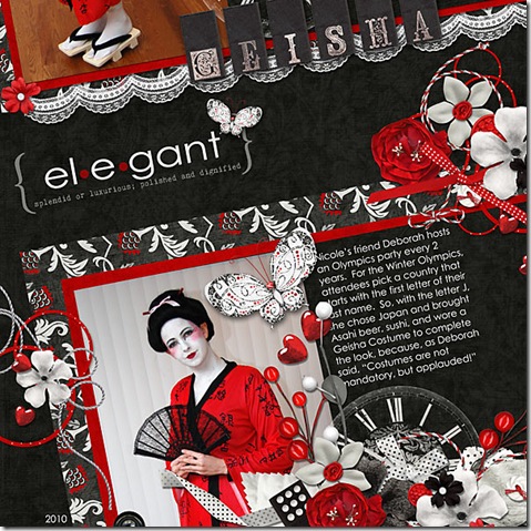 elegant geisha
