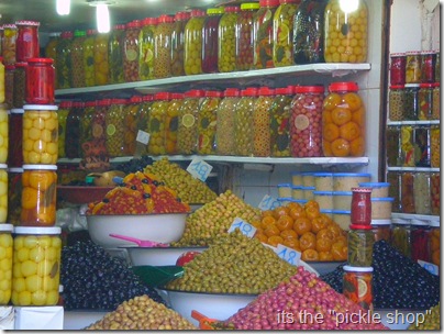 jars of pickled everything