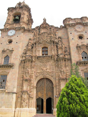 this Churrigueresque church was preserved by neglect