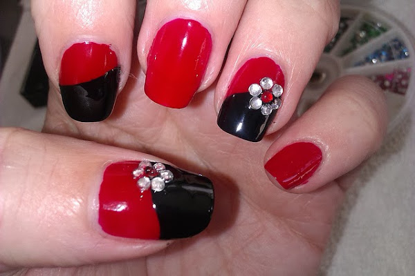 7399907240_79692b2756_z Red And Black Nail Designs