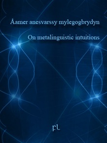 On metalinguistic intuitions Cover