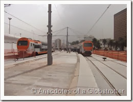 Trains at Casablanca station
