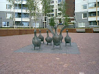 Statue of birds Statue of birds