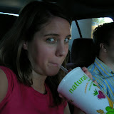 Debbie with a Smoothie
