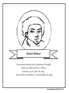 simón bolivar jugarycolorear com 1 1