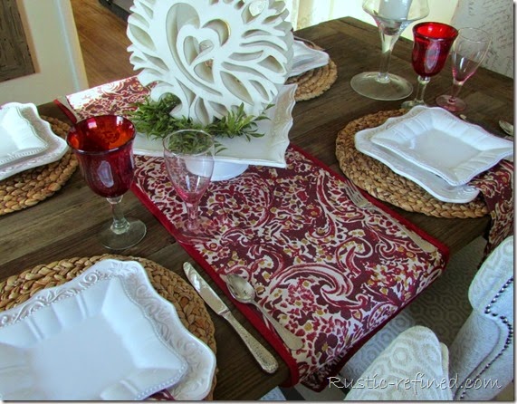 Setting a Valentines Table for Less Money