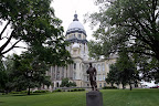 The Illinois State Capitol building