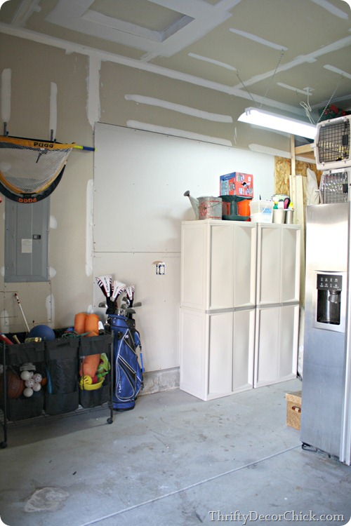 Organization in the garage Organization in the garage