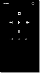 Controle a reprodução das músicas...
