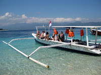 Our dive boat on Gili Air