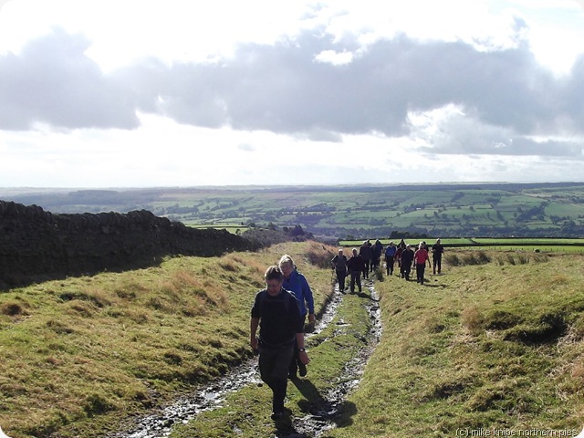 climbing up to north moor