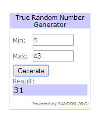 Random Winner 31