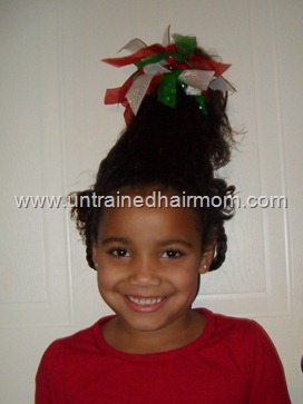 Cindy Lou Who Hairstyle How to SDC18723