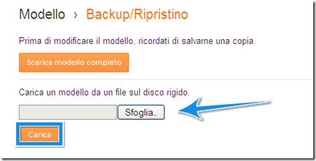 in che modo caricare file template xnl blog blogger