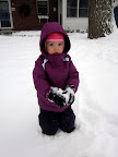 Playing in the front yard