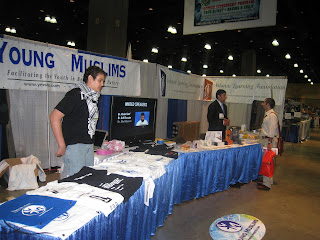 The ILF and YM Booths @ the bazaar - www.ymsite.com, www.islamiclearningfoundation.com
