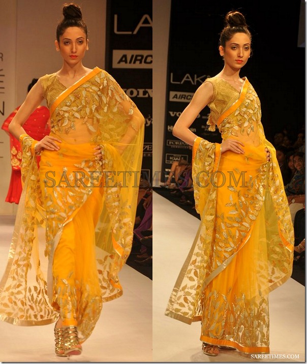 Amrita_Thakur_Yellow_Saree