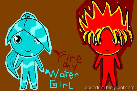 fogo e água - minigame - Desenho de ra_413linda - Gartic