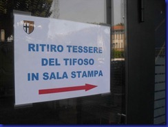 ritiro tessere tifoso