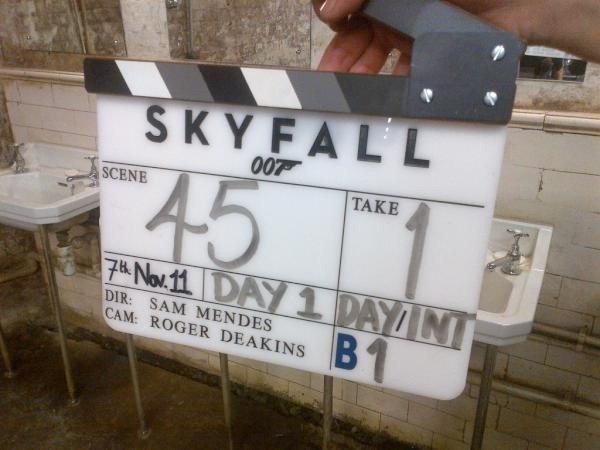 Skyfall forgatási fotó