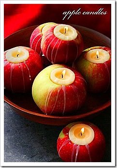Apple Candles