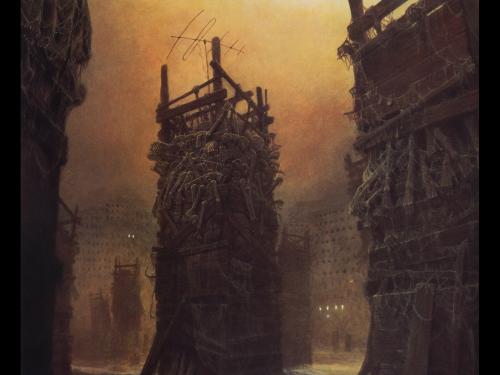Zdzislaw Beksinski Tower Of Horror, Death