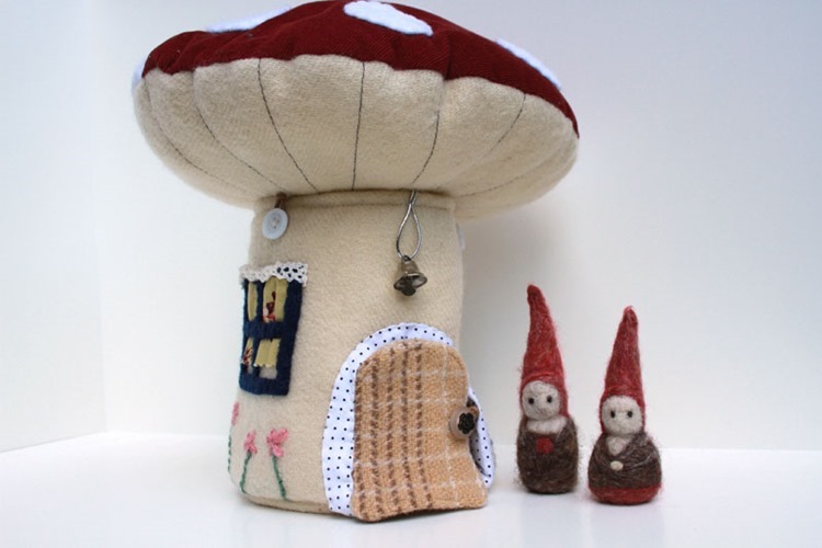 Toadstool house front door by Big Little