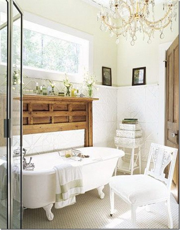 Classic Crystal Chandelier Small Bathroom Ideas White Bath Tub