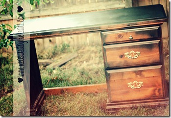 old desk before