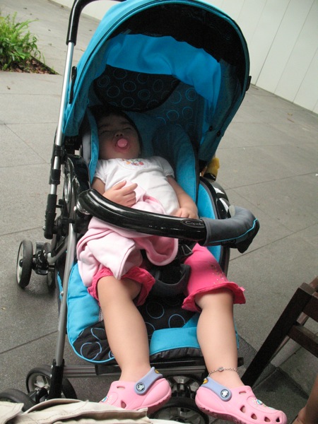 yining-in-her-stroller.jpg Yining In Her Stroller
