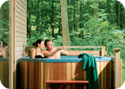 Relax in a Private Hot Tub with your Log Cabin