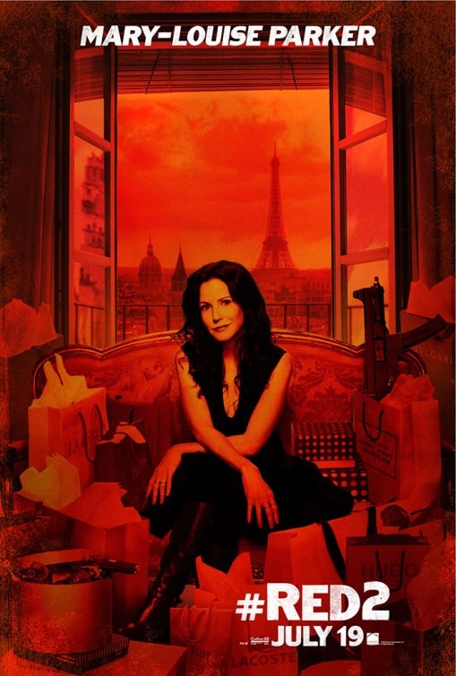 Mary-Louise Parker is bevörösödött egy plakát erejéig