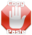 Stop copy paste