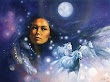 Moon Goddess Sky