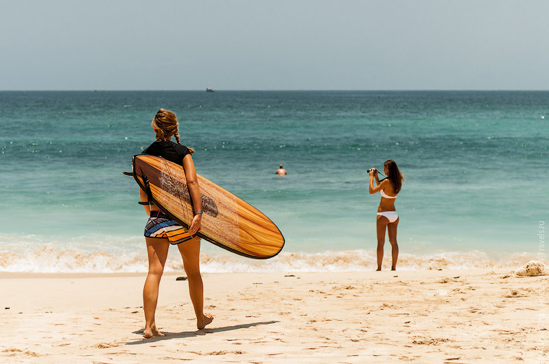 Сёрфинг на пляже Дримлэнд Сёрфинг на Бали