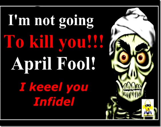 Muslim April Fools toon Muslim April Fools toon