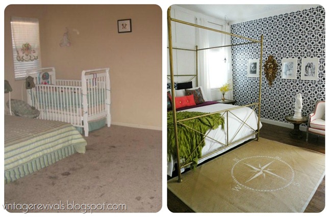 Bedroom Makeovers Before And After before and afters - vintage revivals Bedroom Makeovers Before And After before and afters - vintage revivals