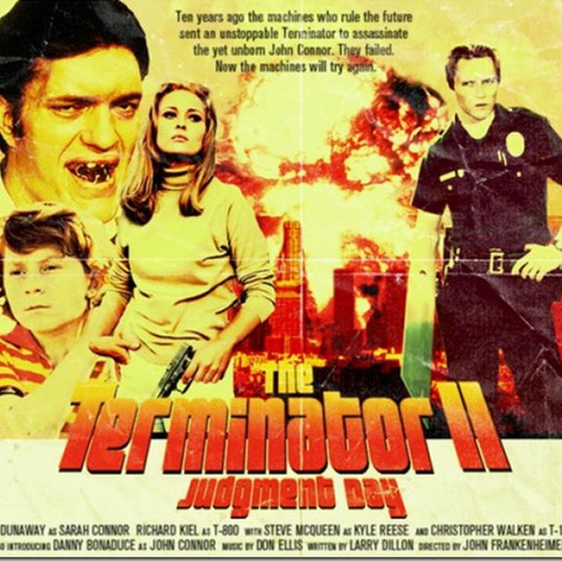 18 Posters of Present Day Movies in Old 50’s Style
