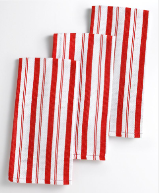 Striped napkins are so pretty on a summer table. Martha Stewart Collection. (macys.com) Striped napkins are so pretty on a summer table. Martha Stewart Collection. (macys.com)
