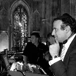 Simon Maurer at the production desk