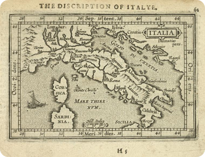 map of italy